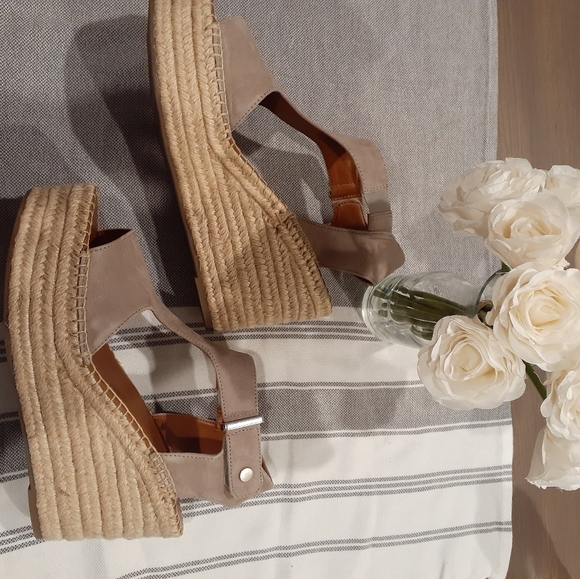 Franco Sarto Leather Espadrille - Picture 5 of 8